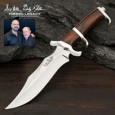 Hibben Legacy III Fighter Fixed Blade Premium Wooden Handle