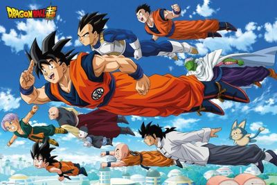 Dragon Ball Super Flying Anime Poster