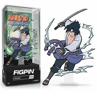 Naruto Shippuden Sasuke FiGPiN #533 Enamel Pin