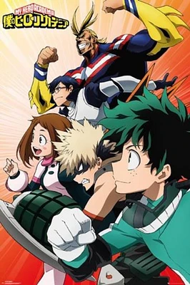 My Hero Academia Heroes Anime Poster