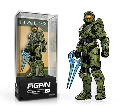 Halo Master Chief w/ Energy Blade FiGPiN #79 Enamel Pin