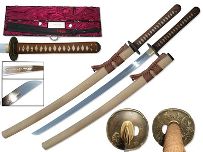 1095 Hand Forged Samurai Sword (Hira Zukuri Blade)