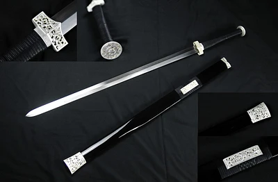 42" Han Dynasty Chinese Sword 75Mn Spring Steel Hand Forge