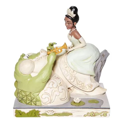 Disney Tiana w/ Louie White Woodland Enesco Statue