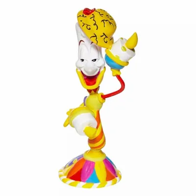 Disney Beauty and The Beast Lumiere Britto Statue