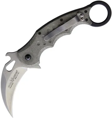 Fox Knives Karambit Manual Knife Liner Lock Green Micarta [3.10" Plain N690] Hawkbill 479 MI SW