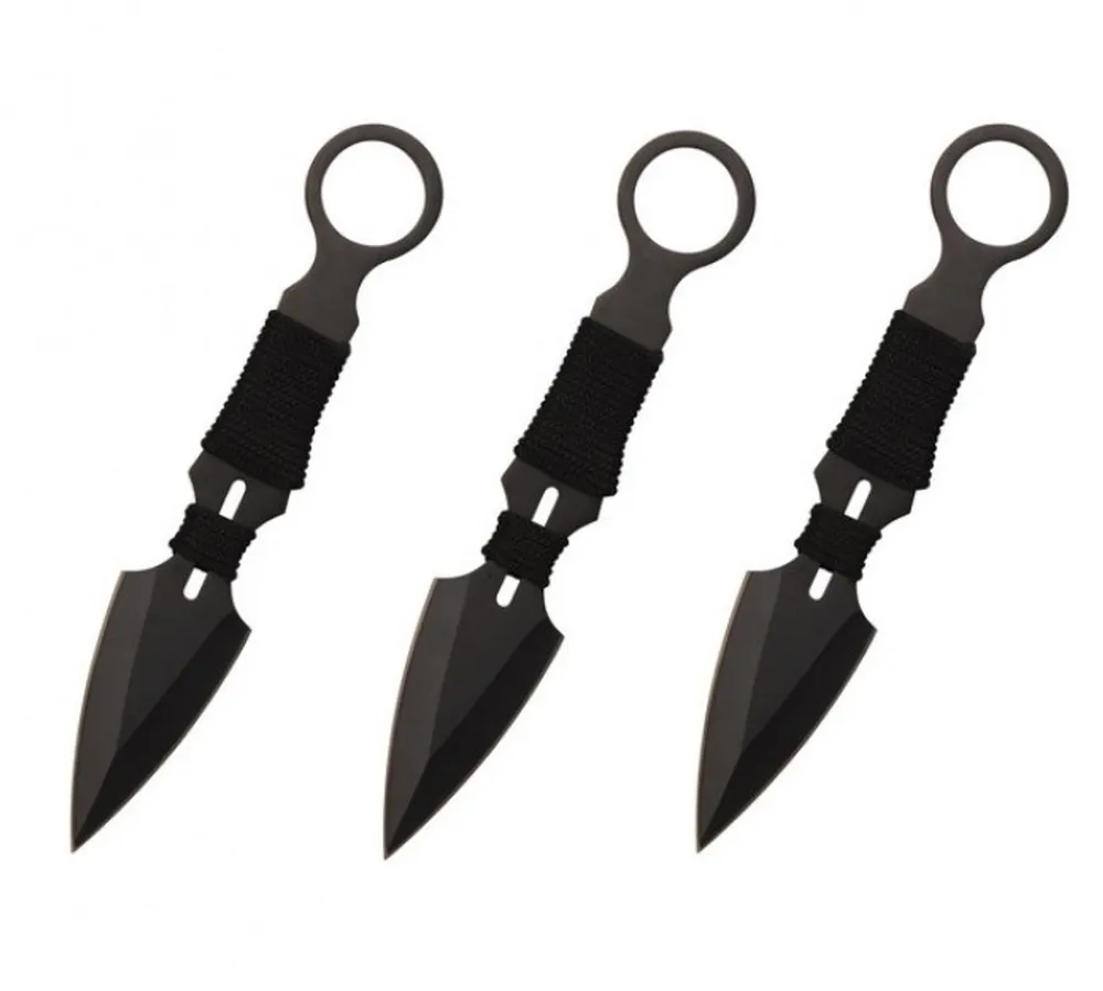 3-pc. Tactical Throwing Knife Set - Pink