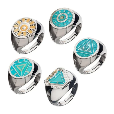 Ring - Marvel Ironman Arc Reactor (Adjustable) Ring Set