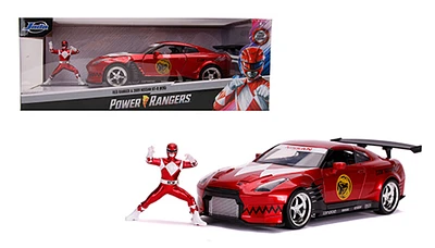 Model Car - 1:24 (Red Ranger) Power Ranger Nissan 2009 GT-RR35