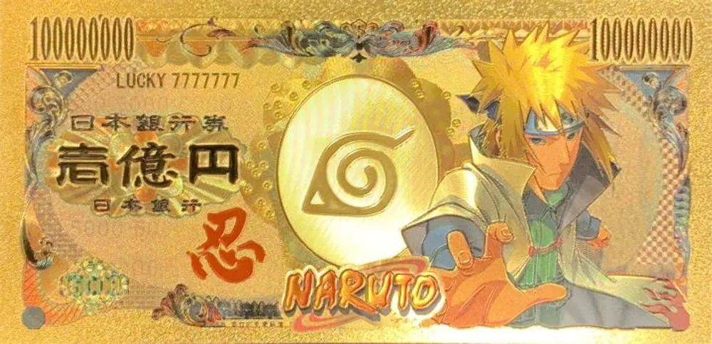 Naruto Anime (Minato) Souvenir Coin Banknote