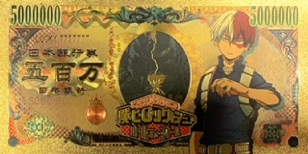 My Hero Academia Anime (Shoto Todoroki) Souvenir Coin Banknote