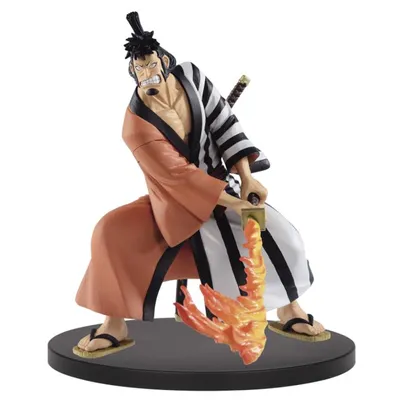 One Piece Kin'Emon Battle Record Collection Banpresto Statue