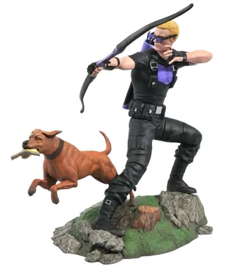 Marvel Hawkeye With Pizza Dog Gallery Diamond Select Toys Statue