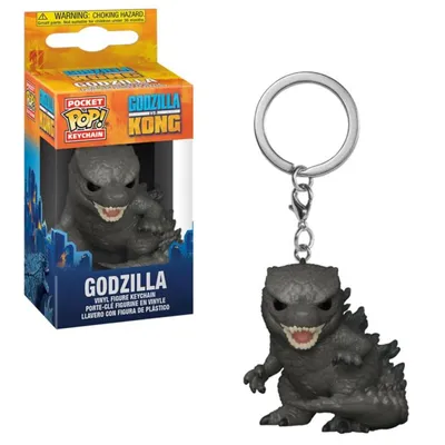 Pop! Godzilla Vs Kong Godzilla Vinyl Figure Pewter Keychain