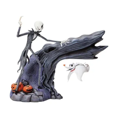 Nightmare Before Christmas Jack & Zero Levitating Enesco Statue