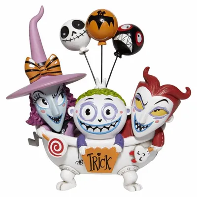 Nightmare Before Christmas Lock, Shock, & Barrel Statue Miss Mindy