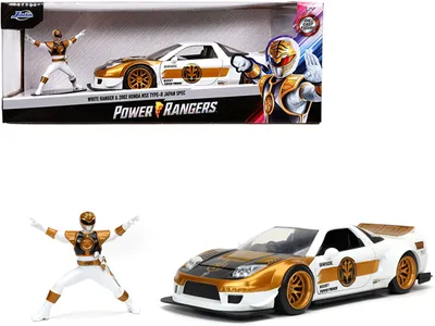 Model Car - 1:24 (White Ranger) Power Ranger 2002 Honda NSX Type-R Japan Spec RHD