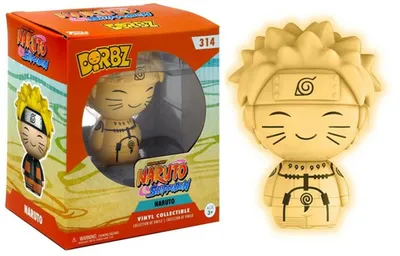 Dorbz Naruto Uzumaki Kurama #314 Figure (Yellow CHASE)