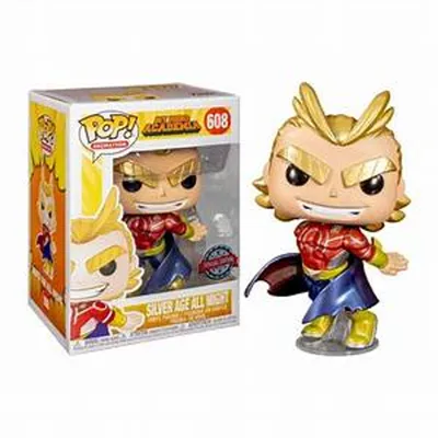 Pop! My Hero Academia Silver Age All Might (Special Edition) #608 Vinyl Figure