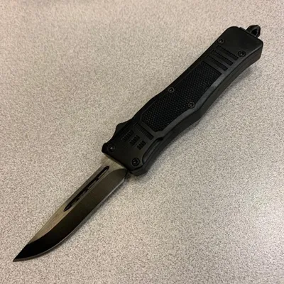 Small Covert Ops OTF (BLACK) Drop Point