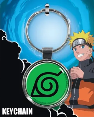 Naruto Shippuden Leaf Vilage Logo Keychain