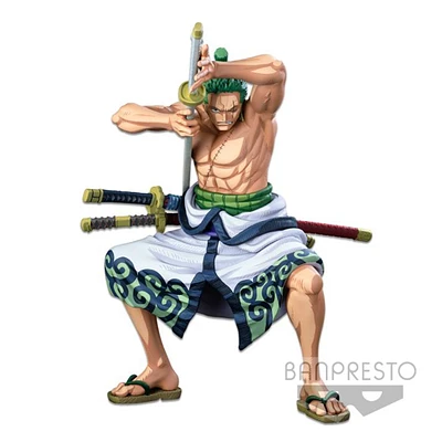 One Piece Roronoa Zoro [Two Dimensions] World Colosseum 3 Super Master Stars Piece Banpresto Statue