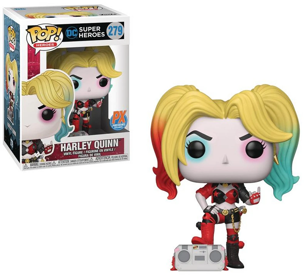 Funko Pop! DC Heroes Harley Quinn w/ Boombox #279 Vinyl Figure Px Previews  | MainPlace Mall