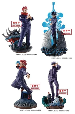 ANIME FIGURE - JUJUTSU KAISEN PETITRAMA (SER VOL 1) 4PC SET