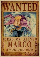 Print - One Piece Wanted Poster (MARCO) 700,000,000