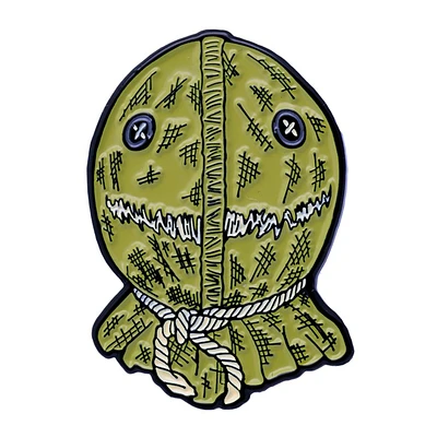 Trick r Treat Sam Burlap Color Enamel Lapel Pin