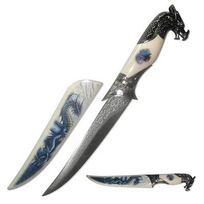 Fantasy Dagger - Blue Dragon