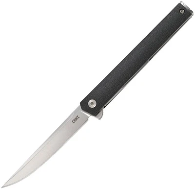 CRKT - CEO Flipper Linerlock Folding Pocket Knife (3.40" Satin AUS-8)