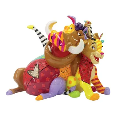 Disney - Simba, Timon & Pumba "Lion King" Statue Britto