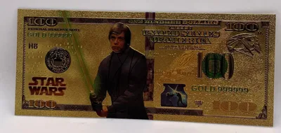 Star Wars (Luke Skywalker) Souvenir Coin Banknote