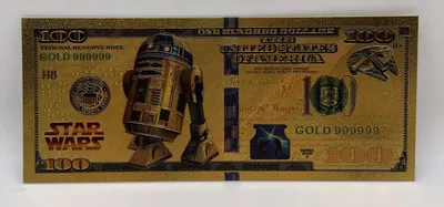 Star Wars (R2D2) Souvenir Coin Banknote