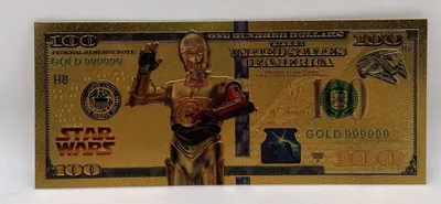 Star Wars (C3PO) Souvenir Coin Banknote