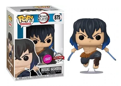 Funko POP Chase - Inosuke Hashibira (Flocked) "Demon Slayer" Chalice Exclusive [875]