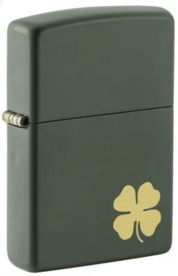 Four Leaf Clover (Green Matte) Zippo