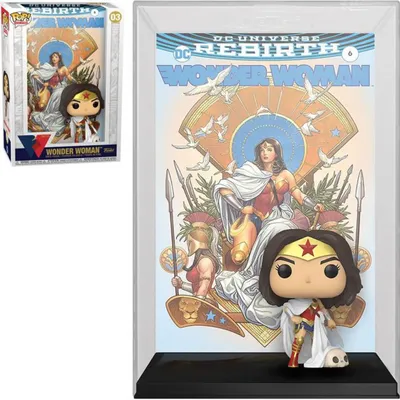 Funko Comic Cover & POP - Wonder Woman (80th Rebirth on Throne) [03]