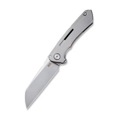 WE Mini Buster Knife Gray Titanium Handle (3.43" Satin 20CV) 2003A