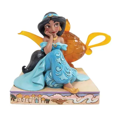 Disney - Jasmine and Genie Lamp "Aladdin" (By Jim Shore)