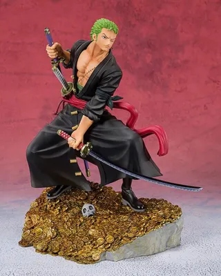 Figure Bandai - Roronoa Zoro - "One Piece" Commemorative  Eiichiro Oda  Illustration "DAIKAIZOKU HYAKKEI" Bandai Spirits Figuarts ZERO