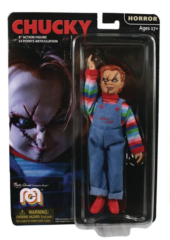 ACTION FIGURE - CHUCKY  "CHILD PLAY" MEGO HORROR 8IN (AF)