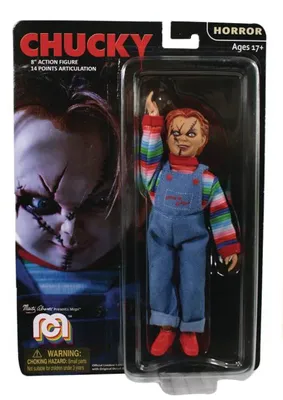 ACTION FIGURE - CHUCKY  "CHILD PLAY" MEGO HORROR 8IN (AF)