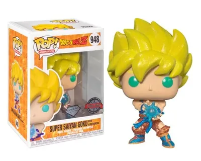 Funko POP - SS Goku (Kamehameha Wave) "Dragon Ball Z" Diamond Collection [948] (SPECIAL EDITION)