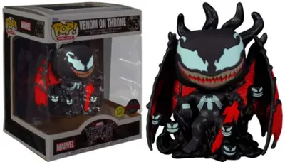 Funko POP Deluxe - Marvel Venom On Throne Glow in the Dark [965] (SPECIAL EDITION)