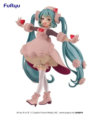 Figure Anime - (Hatsune Miku) Strawberry Chocolate Short - -SweetSweets Series