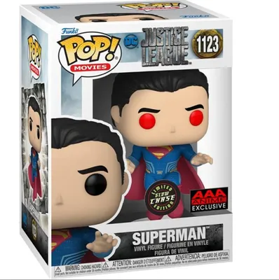 Funko Pop Chase Superman "Justice League DC" AAA Exclusive [1123]