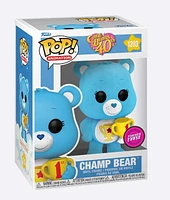 Funko POP CHASE Champ Bear Flocked "Care Bears 40th" [1203]