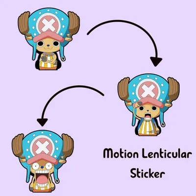 3D Motion Sticker (One Piece) Chopper